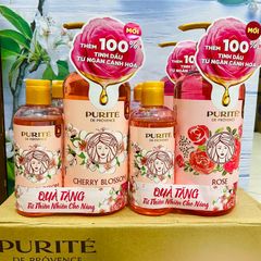 Sữa Tắm Mềm Mịn Dưỡng Body Purité 850ml + Chai Tặng 250ml - Giải Pháp Dưỡng Ẩm Da Nữ Hiệu Quả, Hương Thơm Dễ Chịu