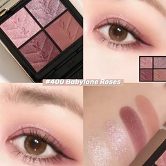 Bảng Phấn Mắt Yves Saint Laurent YSL Couture Mini Clutch 400 Babylone Roses - Phấn Mắt Sang Trọng, Đẹp Quyến Rũ, 10g