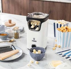 Máy Làm Bỏng Ngô Princess Hot Air 1100W - Bỏng Ngô Tươi Không Dầu Mệt, Thích Hợp Cho Các Buổi Tối Xem Phim, Dễ Dàng Vệ Sinh