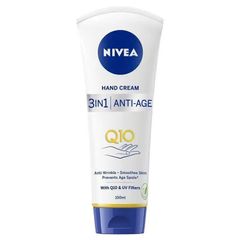 Kem dưỡng da tay NIVEA Q10 3-in-1 Anti-age Hand Cream with UV Filters 100ml