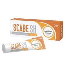 Scabe SH Cream 20g Kem Bôi Da Giảm Ngứa Giúp Loại Bỏ Ký Sinh Trùng Chấy, Ghẻ Hiệu Quả - 20g