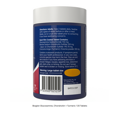 Viên Uống Bổ Xương Khớp Bioglan Glucosamine + Chondroi + Nghệ 120 Viên - Hỗ Trợ Khớp Linh Hoạt, Giảm Đau Nhức - Thương Hiệu Uớc Uy Tín