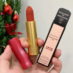 Son Gucci matte 505 limited 2024 janet rust matte vỏ đỏ