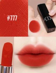 Son Dior 777 Rouge Couture - Son Môi Velvet & Satin Đỏ Sang Trọng, Chất Lượng Cao, Sản Phẩm Làm Đẹp Cao Cấp