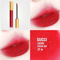 Son Kem - Son Gucci 25 Mat Goldie Red