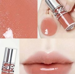 [ không hộp ] Son Bóng Yves Saint Laurent YSL Loveshine Plumping Lip Oil Gloss 05 California Sunshine Màu Cam Đào