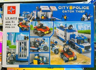 Đồ Chơi Lắp Ráp LX.A415 CITY POLICE 524 Mảnh Ghép - Thú Vị Cho Bé Từ 6 Tuổi, Khám Phá Thế Giới Người Bảo Vệ Thành Phố