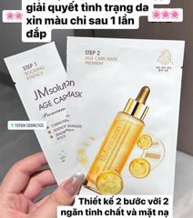 Mặt Nạ Jm Solutionsge Care Mask Premium - Bộ 5 Miếng Dưỡng Ẩm, Chống Oxy Hóa, Phục Hồi Da, Giúp Da Mịn Màng, Tươi Trẻ