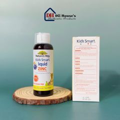 Bổ Sung Kẽm Tăng Đề Kháng Nature’s Way Kids Smart Liquid 100ml - Vitamin Hỗ Trợ Sức Khỏe Cho Trẻ Em 6 Tháng Đến 12 Tuổi