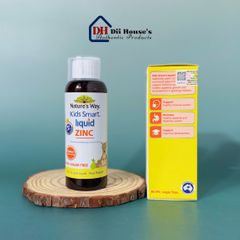 Bổ Sung Kẽm Tăng Đề Kháng Nature’s Way Kids Smart Liquid 100ml - Vitamin Hỗ Trợ Sức Khỏe Cho Trẻ Em 6 Tháng Đến 12 Tuổi