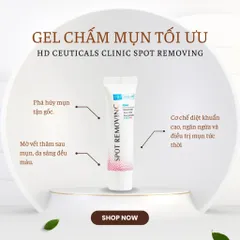 HD Derma HD Ceuticals Gel Chấm Mụn - Ngăn Ngừa Mụn Hiệu Quả, Kem Chăm Sóc Da Chuyên Sâu, Sản Phẩm Làm Sạch Da Mặt