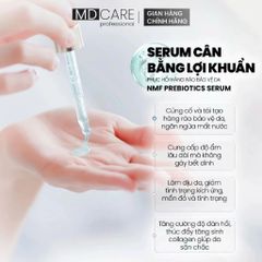 Serum MD CARE Prebiotics Phục Hồi Da & Cân Bằng Lợi Khuẩn - Dưỡng Ẩm, Tái Tạo, Bảo Vệ Da cho Mọi Loại Da, 30ml