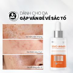 Serum Trắng Da MD CARE VITAC Arbutin - Chống Lão Hóa, Mờ Nám, Thâm Mụn, Cải Thiện Đều Màu Da, 30ml