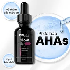 Tẩy Tế Bào Chết MD CARE Glow Exfo 10ml - AHA Làm Sáng Da, Giảm Thâm, Đều Màu Da, Phục Hồi Da Mụn