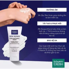 Kem Dưỡng Tái Tạo Da Nhạy Cảm Martiderm Skin Repair Cicra-Vass Cream 2ml - Chăm sóc làn da tổn thương, làm dịu và phục hồi nhanh chóng