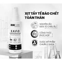 MD CARE Tẩy Tế Bào Chết Body AHA BHA Exfoliating Body Spray 100ml - Giảm Mụn Lưng, Làm Sáng Da, Phục Hồi Kết Cấu Da