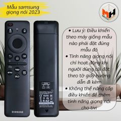 Điều Khiển Tivi Samsung Giọng Nói Remote Control Thông Minh - Phụ Kiện TV Tương Thích Tất Cả Dòng Samsung Chính Hãng Indonexia