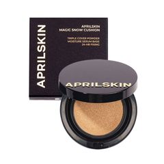 Phấn Nước Aprilskin Black Magic Snow Cushion SPF50+ PA+++ 15g - Phấn Trang Điểm Chống Nắng, Dưỡng Ẩm Cho Da Nhạy Cảm