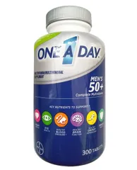 One A Day 50+ - Viên Uống Bổ Sung Vitamin Tổng Hợp Cho Nam Giới Trên 50 Tuổi, Giúp Cải Thiện Sức Khỏe và Tăng Cường Năng Lượng 300v
