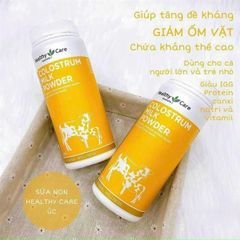 Sữa Bò Non Colostrum Milk Powder 300G - Sữa non bổ dưỡng cho trẻ em và người lớn, tăng cường sức đề kháng và phát triển chiều cao.