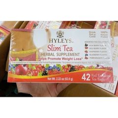 Trà Giảm Cân Slim Tea HYLEYS 42 Gói - Hỗ Trợ Giảm Cân Tự Nhiên, Giúp Duy Trì Vóc Dáng Săn Chắc, Hương Vị Thơm Ngon