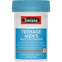 Vitamin Tổng Hợp Cho Nam Giới Swisse Teenage Ultivite - 60 Viên Hỗ Trợ Năng Lượng và Dinh Dưỡng Hàng Ngày