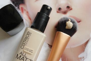 Kem Nền Catrice All Matt Plus - Kiểm Soát Dầu, Che Khuyết Điểm, Lâu Trôi 18H Tone 010 - Trang Điểm Tự Nhiên, Phù Hợp Da Dầu