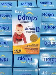 Vitamin D3 cho bé - Baby Ddrops 2.5ml, Bổ sung Vitamin D chất lượng cho trẻ, Tăng cường phát triển xương và miễn dịch