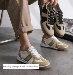 Giày Sneaker Nam W3 Thời Trang Đế Cao Su - Kiểu Dáng Đơn Giản, Thoáng Khí, Phù Hợp Đi Chơi, Chạy Bộ, Gym, Dễ Phối Đồ