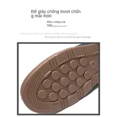 Giày Vải Nam W302 - Đế Cao Su Tổng Hợp Chống Ăn Mòn, Bám Dính Cao, Kiểu Dáng Sang Trọng, Thời Trang Thanh Lịch cho Nam giới