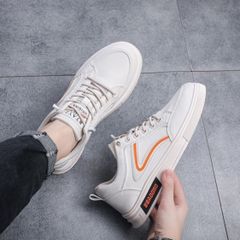 Giày Thể Thao Nam Da PU T56 - Kiểu Dáng Hàn Quốc, Đế Cao Su Chống Trơn Trượt, Dễ Phối Đồ, Tiện Lợi, Học Tập, Đi Chơi
