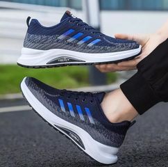 Giày Thể Thao Nam 601 - Sneaker Chạy Bộ Thể Dục Màu Đen/Xám/Xanh, Thoáng Khí, Nhẹ, Dành Cho Mùa Hè, Mùa Xuân