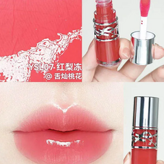 [ không hộp ] Son Dưỡng Bóng YSL Loveshine Plumping Lip Oil Gloss 07 Strawberry Star Màu Hồng Dâu