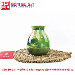 Lọ Hoa Gốm Sứ 3D Sen Phú Quý - Trang Trí Nhà Cửa Sang Trọng và Nghệ Thuật Độc Đáo G&T