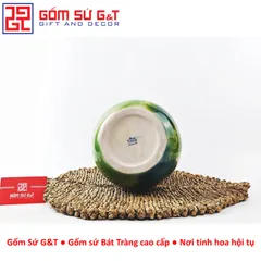 Lọ Hoa Gốm Sứ 3D Sen Phú Quý - Trang Trí Nhà Cửa Sang Trọng và Nghệ Thuật Độc Đáo G&T