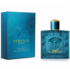 Nước Hoa Nam Versace Eros Eau De Toilette 100ml - Hương Thơm Quyến Rũ, Sang Trọng, Phong Cách Nam Tính, Phù Hợp Dịp Tiệc