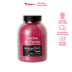 Muối tắm Corine de Farme - Hương Hoa Hồng 1.3Kg - Chăm sóc da, Thư giãn, Giảm stress, Đặc biệt cho mọi loại da