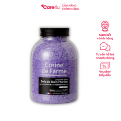 Muối Tắm Corine de Farme Hương Oải Hương 1.3Kg - Thư Giãn, Chăm Sóc Da, Không Bã Nhờn, Dùng Cho Mọi Loại Da