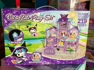 (BTX651) Đồ chơi lắp ghép ngôi nhà búp bê KUROMI giao mẫu ngẫu nhiên
