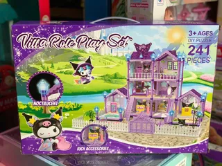 (BTX651) Đồ chơi lắp ghép ngôi nhà búp bê KUROMI giao mẫu ngẫu nhiên