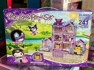 (BTX651) Đồ chơi lắp ghép ngôi nhà búp bê KUROMI giao mẫu ngẫu nhiên