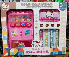Máy Bán Nước Ngọt Hello Kitty DN1000-KT - Đồ Chơi Nhập Vai Tự Động Có Âm Thanh Dành Cho Trẻ Từ 3 Tuổi Trở Lên
