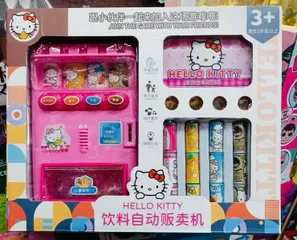 Máy Bán Nước Ngọt Hello Kitty DN1000-KT - Đồ Chơi Nhập Vai Tự Động Có Âm Thanh Dành Cho Trẻ Từ 3 Tuổi Trở Lên