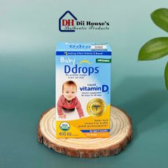 Vitamin D3 cho trẻ sơ sinh Baby Ddrops 400 IU - 90 giọt, hỗ trợ phát triển xương và tăng cường miễn dịch an toàn và hiệu quả.