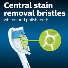Đầu bàn chải điện Philips Sonicare W DiamondClean Replacement Brush Heads hộp 2 cái [Hàng Mỹ]