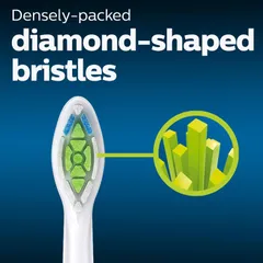 Đầu bàn chải điện Philips Sonicare W DiamondClean Replacement Brush Heads hộp 2 cái [Hàng Mỹ]
