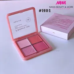 Bảng Phấn Má 4 Ô Hold Live H01 Hồng Kẹo - Phấn & Kem Đáng Yêu Cho Phong Cách Trang Điểm Hoàn Hảo
