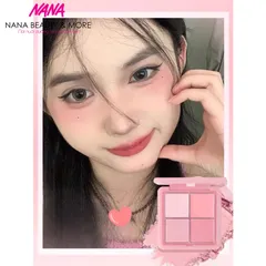 Bảng Phấn Má 4 Ô Hold Live H01 Hồng Kẹo - Phấn & Kem Đáng Yêu Cho Phong Cách Trang Điểm Hoàn Hảo