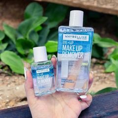 Nước Tẩy Trang Mắt & Môi Maybelline Eye & Lip Makeup Remover 150ml - Sạch Sâu, Dịu Nhẹ Cho Da Nhạy Cảm - Hàng Chính Hãng