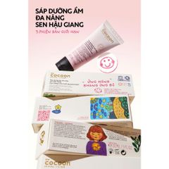 Sáp Dưỡng Ẩm COCOON Sen Hậu Giang Đa Năng 30ml - Giúp Da Mềm Mại, Khỏe Mạnh và Sáng Đẹp Từ Thiên Nhiên